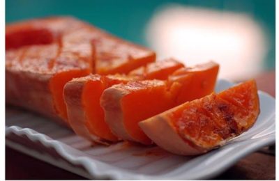 Kürbis im Ofen backen