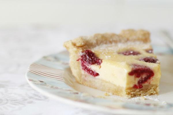 Pastís de gerds i xocolata blanca