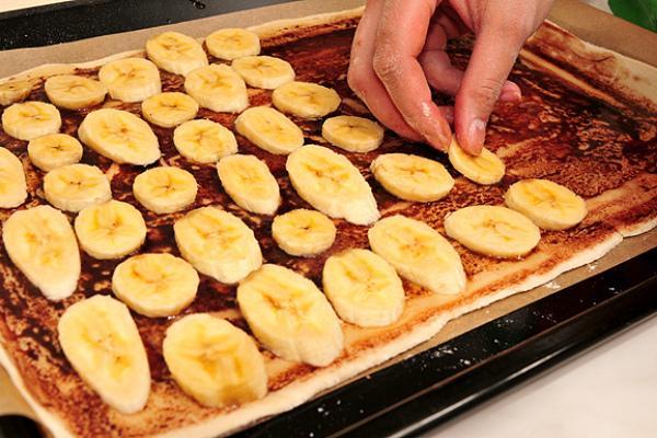 Pastís de plàtan airejat