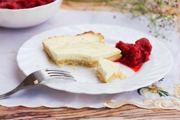 Diät-Hüttenkäse-Dessert