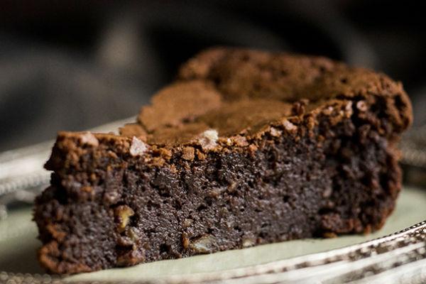 Trøffelchokoladekage