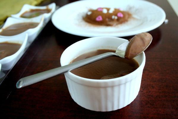 Panna cotta de xocolata