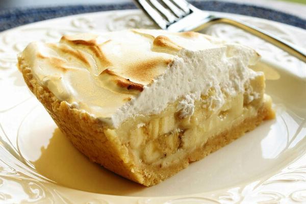 Pastís de formatge cottage amb plàtans 2