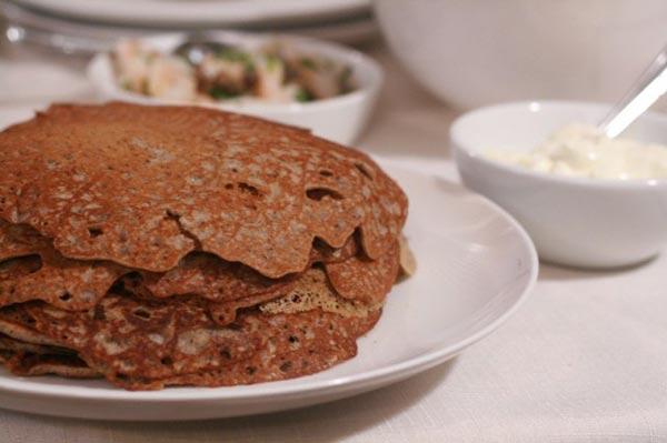 Postres de farina de fajol per a Maslenitsa: creps!