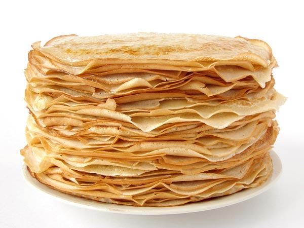 فطائر رقيقة لعيد ماسلينيتسا