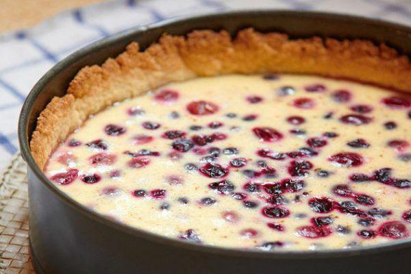 Pastís de gelatina amb baies