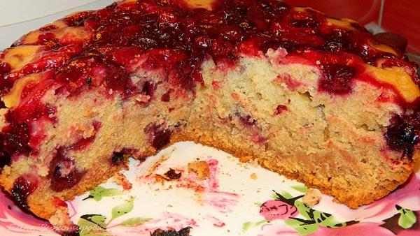 Kirschkuchen backen.