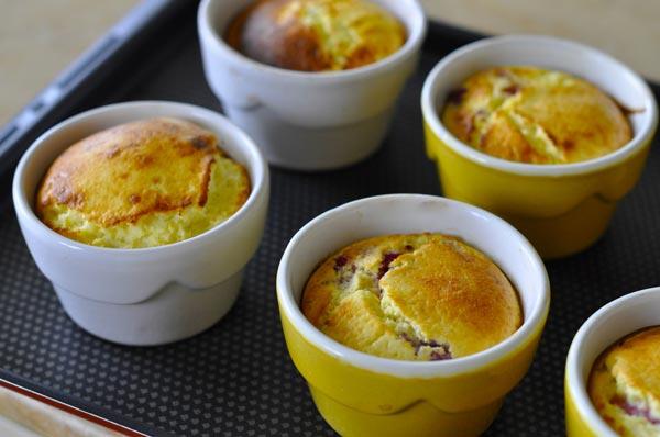 سوفليه على البخار في طباخ متعدد