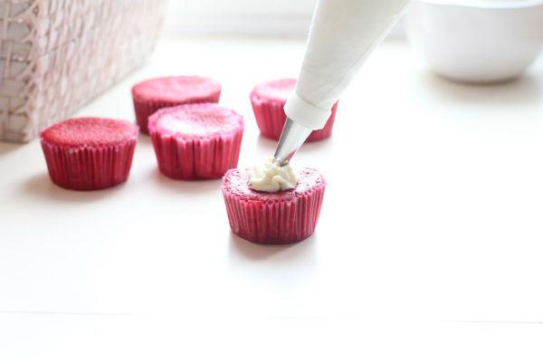 Crema en un petit cupcake