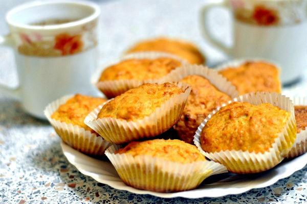 Recept na mrkvové muffiny