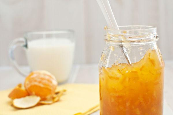 Gelée de mandarine avec pulpe