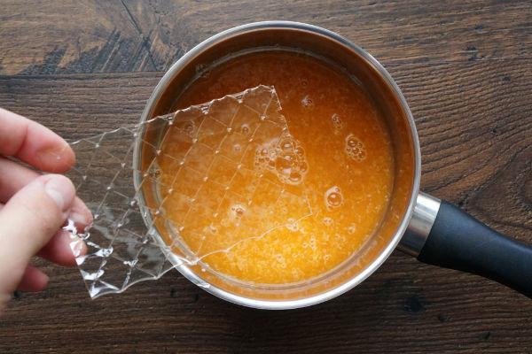 Fabrication de gelée de mandarine