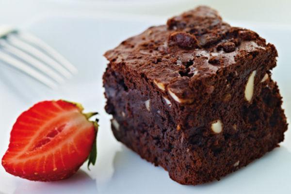 Brownie de maduixa