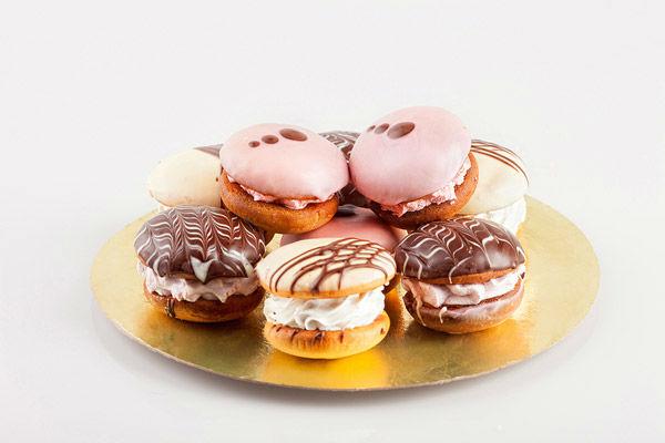 Pastís Bushe amb diferents farcits