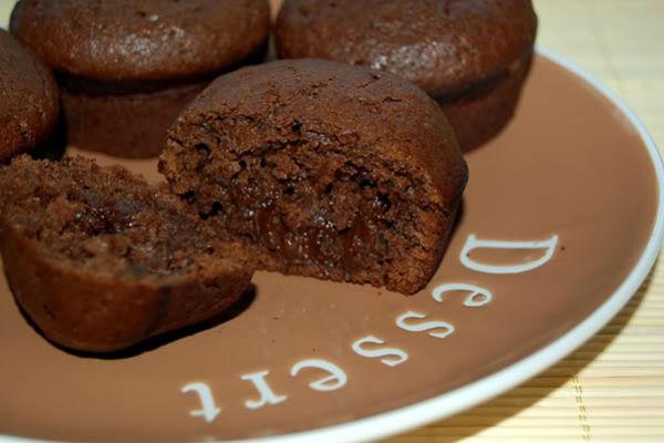 كعكات مافن ذات قلب طري