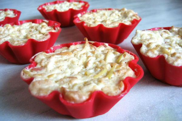 Suflé amb formatge cottage i pomes