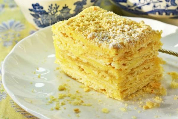 Napoleonský dort bez pečení 2