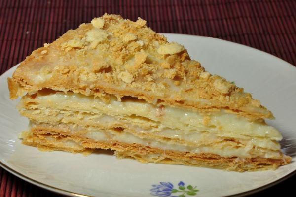 Recepta de pastís Napoleó per a una olla de cocció lenta