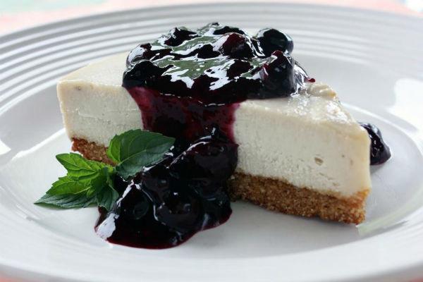 Pastís de formatge cottage amb nabius i formatge cottage