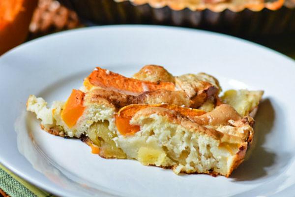 Pastís de poma i carbassa