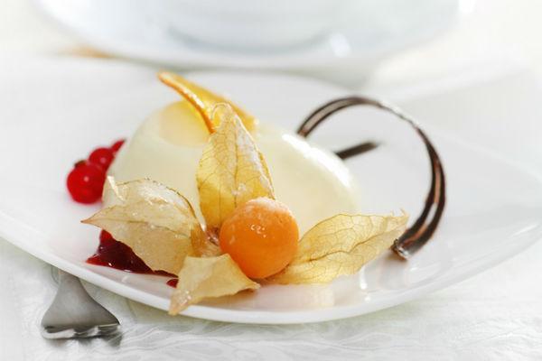 Panna cotta de vainilla