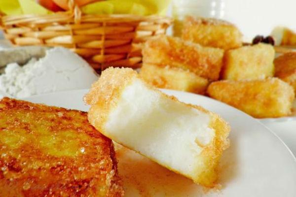 Llet fregida per la meitat