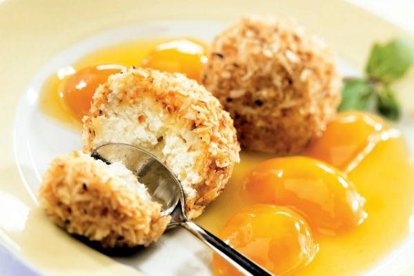 Gelat fregit amb baies