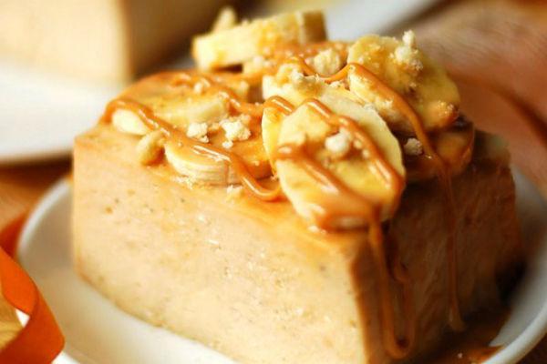 Pastís de formatge de plàtan