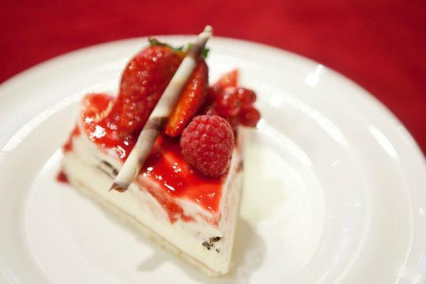 Pastís de formatge de maduixa