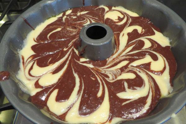 Pastís de marbre en una olla de cocció lenta 4