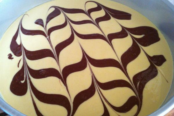 Pastís de marbre en una olla de cocció lenta 3