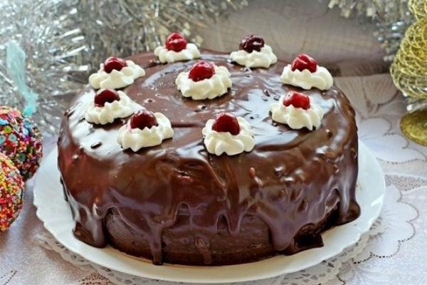 Pastís de xocolata amb kéfir "Fantàstic" 3