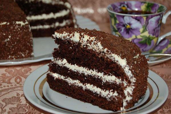 Recepta de pastís Negritenok 2