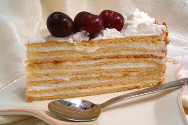 Pastís de crema agra 5