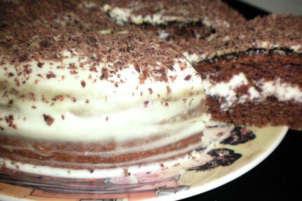 Pastís de crema agra 4