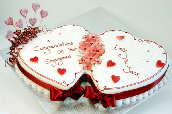 Pastís en forma de cor 3