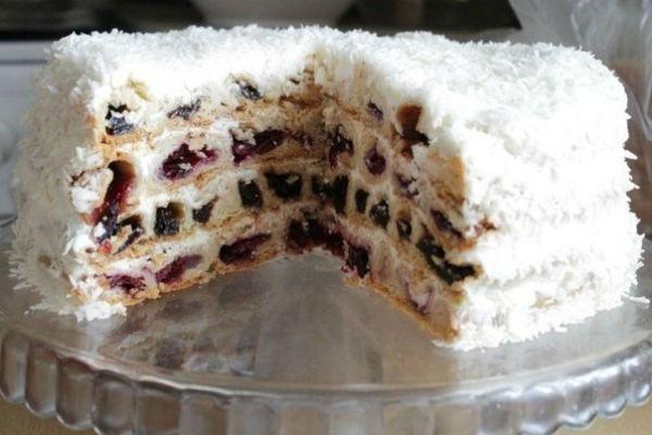 Pastís de cirera a la neu 2