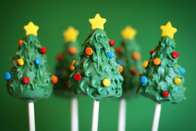 شجرة عيد الميلاد الخضراء الصالحة للأكل.