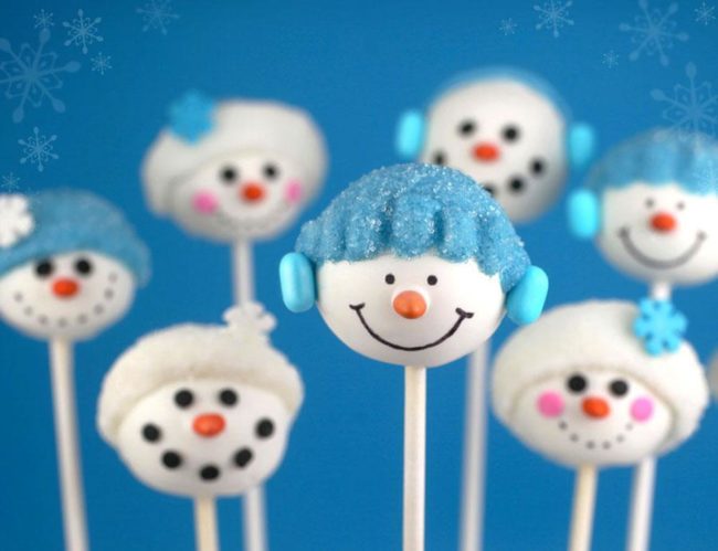 أفكار لكب كيك دائري للعام الجديد.