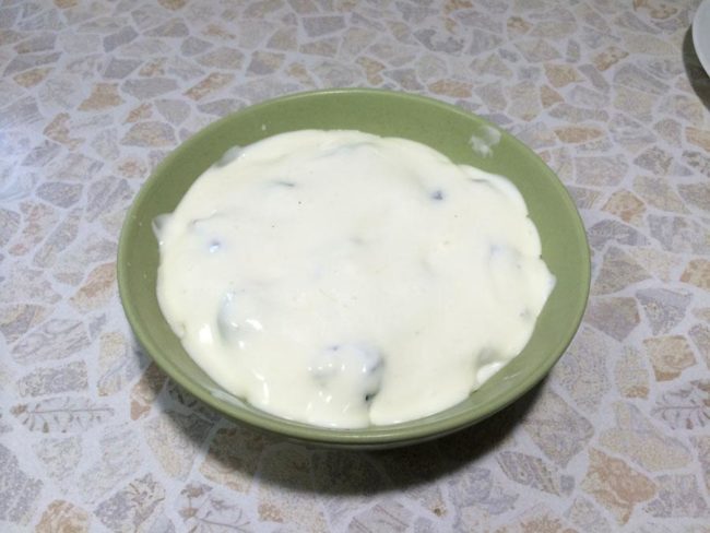 Només queda guardar-ho a la nevera durant tota la nit.