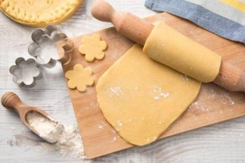 shortbread Optøning af mørdej - foto