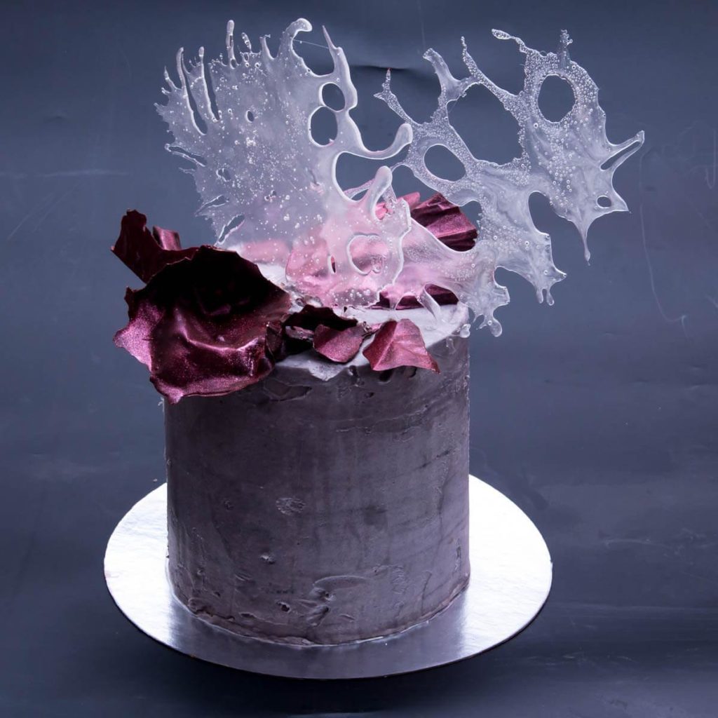 Idees per decorar pastissos d'isomalt - Abstracte - Foto