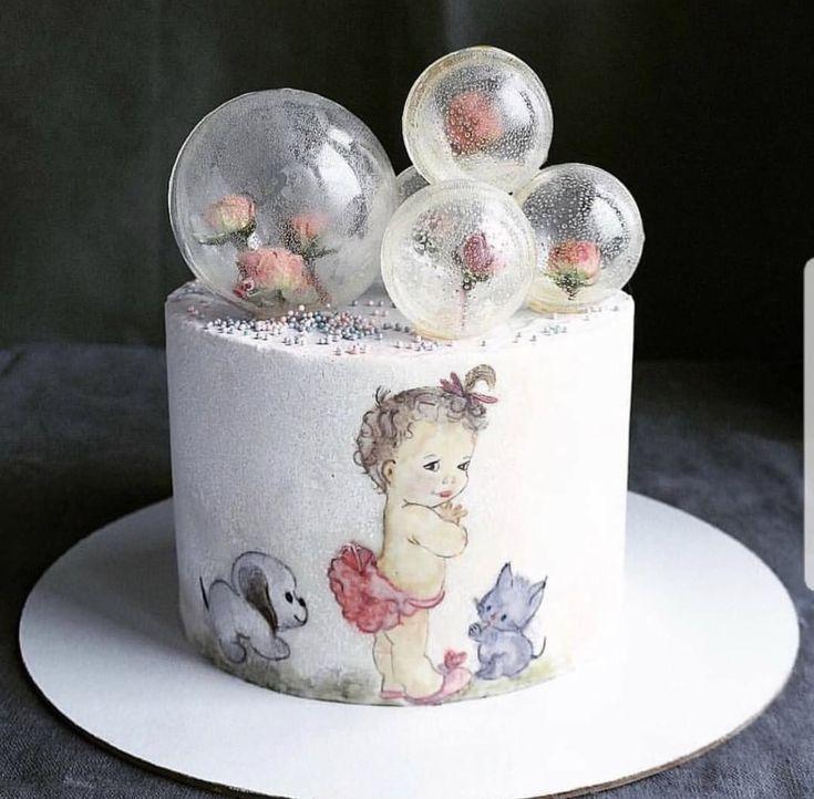 Idees per decorar pastissos d'isomalt - Boles de closca - Fotos