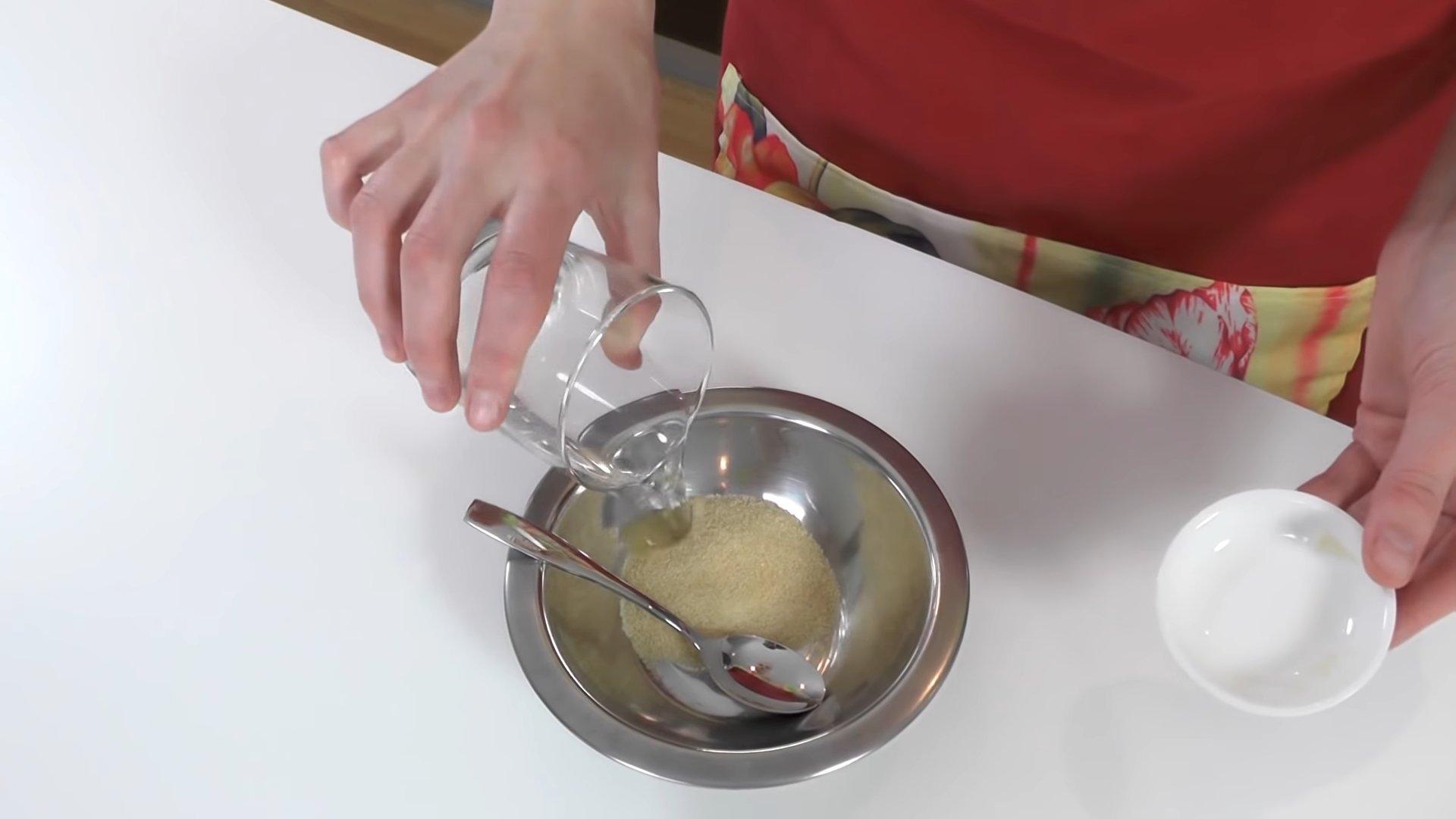 Rezept – Proteincreme mit Gelatine – Schritt 1