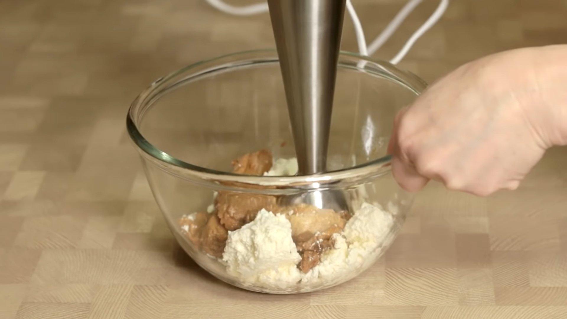 Recepta - Crema de mató per a pastís Napoleó - Pas 3