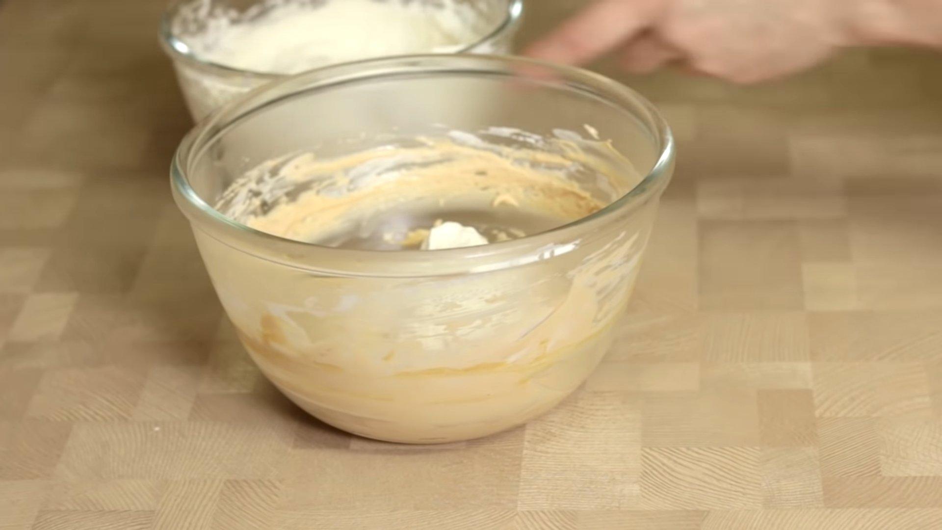 Recepta - Crema de mató per a pastís Napoleó - Pas 5