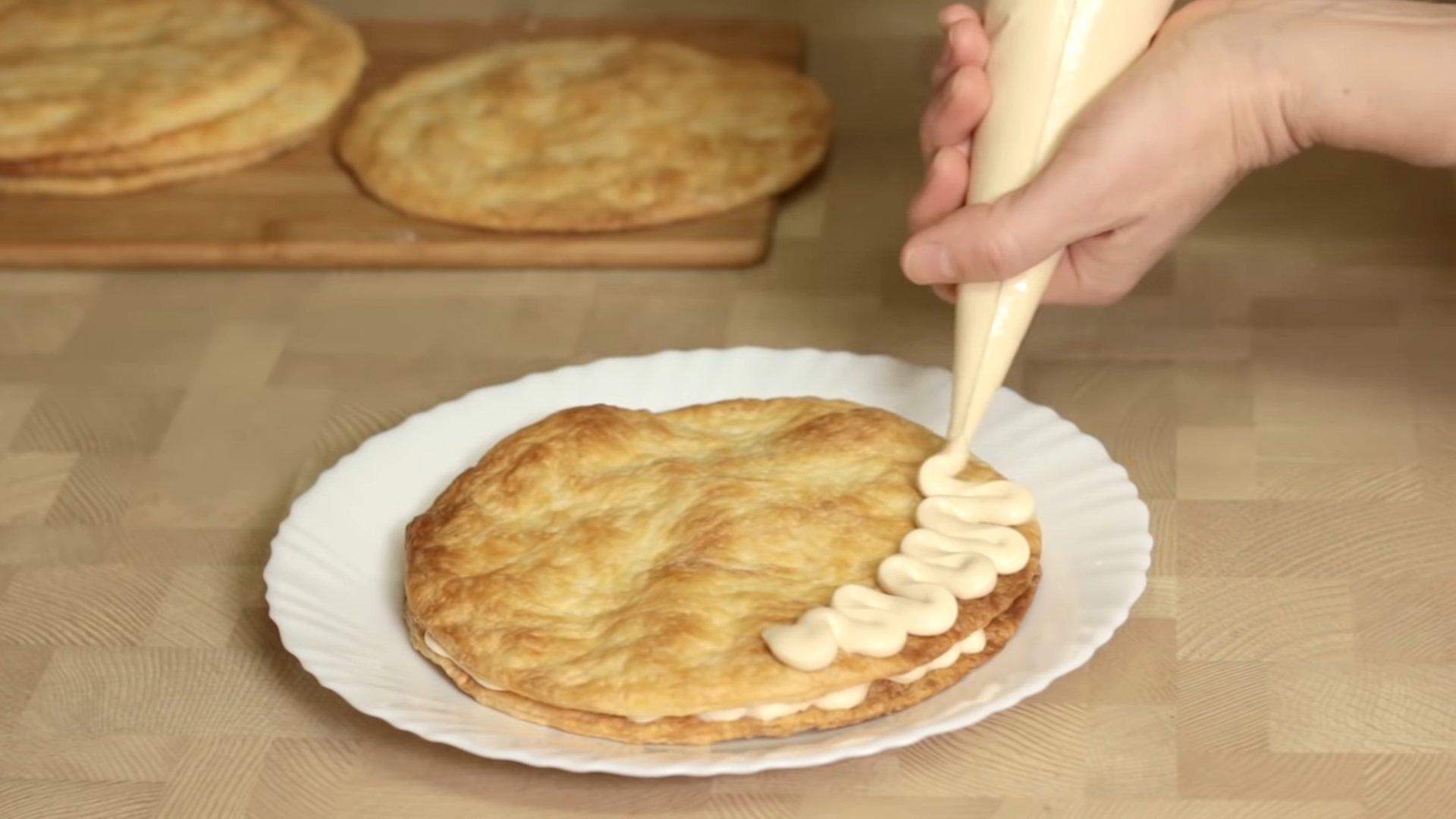 Recepta - Crema de mató per a pastís Napoleó - Pas 7