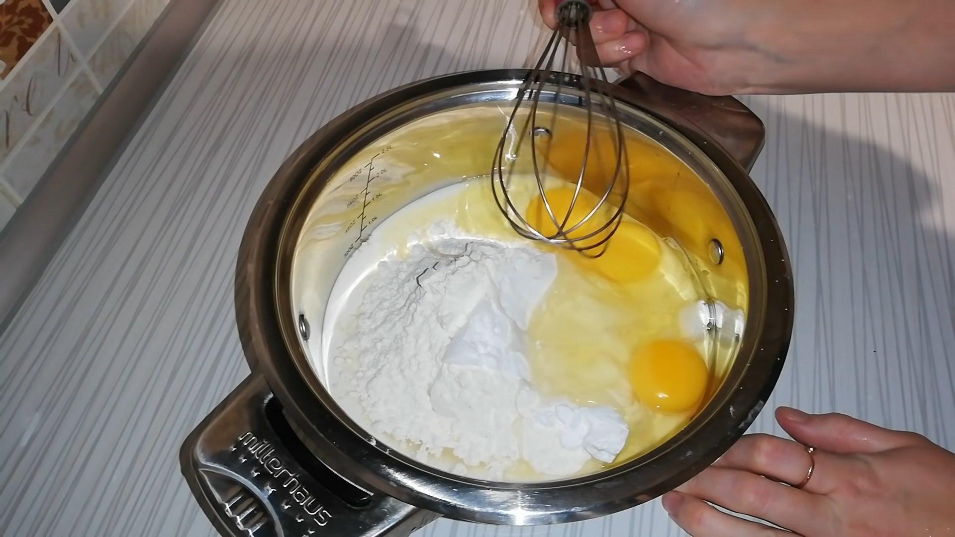 وصفة - كريمة آيس كريم سميكة لتسوية الكيك - الخطوة 2-1