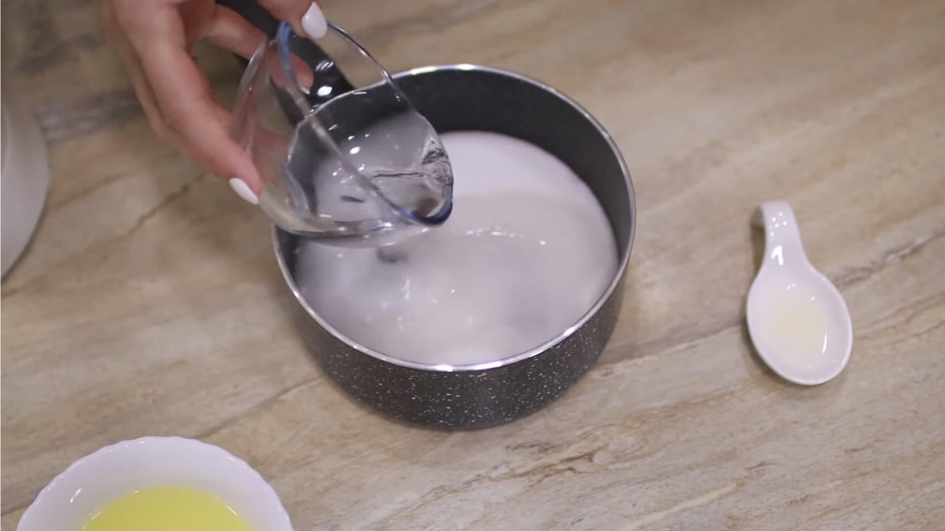 وصفة - كريمة البروتين للإكلير - الخطوة 1