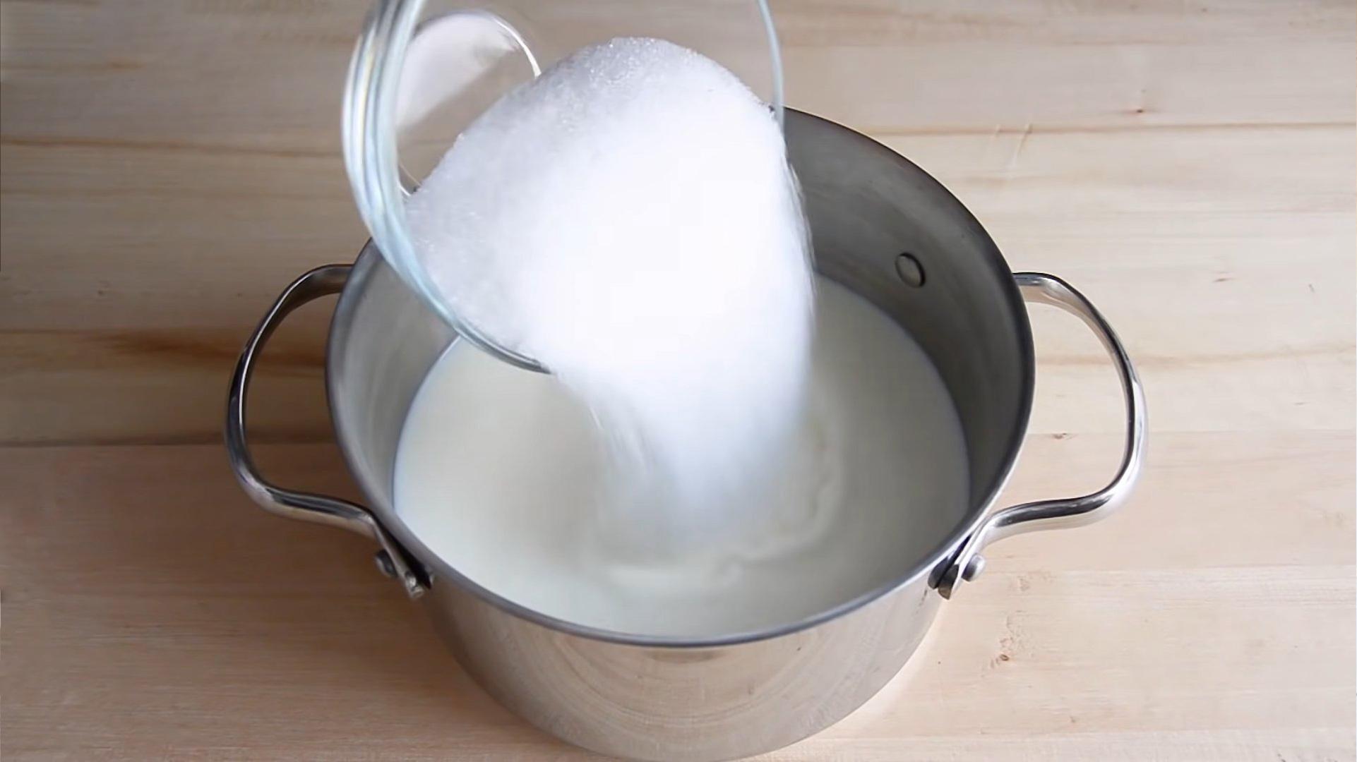 Recepta de crema anglesa per a Napoleó - pas 2